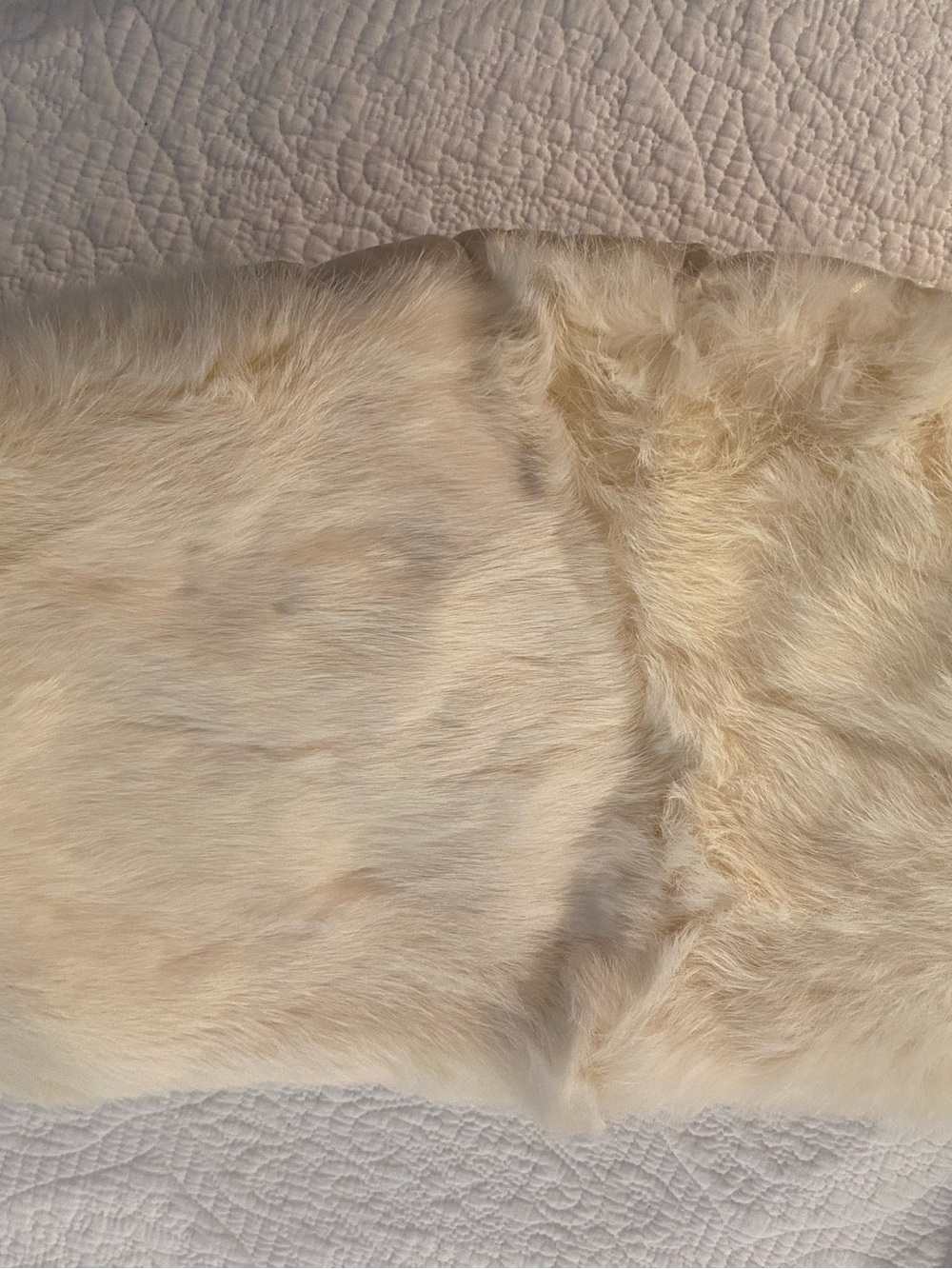 Tarlows brand Cream Vintage Fur Stole - Picture 4 of 4